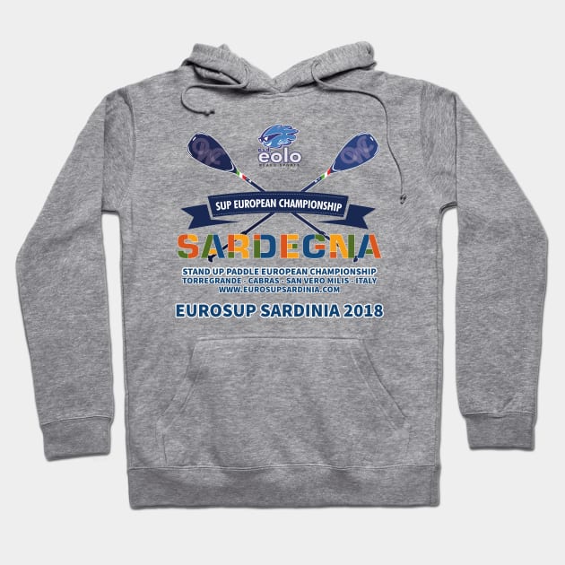 EuroSUP Sardinia 2018 Hoodie by oristanoeventi